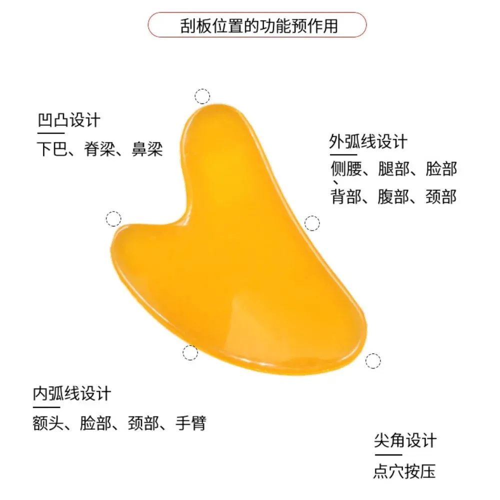 2024 Gua Sha Roller Massager Roller for Face Neck Eye Resin Facial Massage Instrumenr Beauty Health Care Scraping Board gua shua