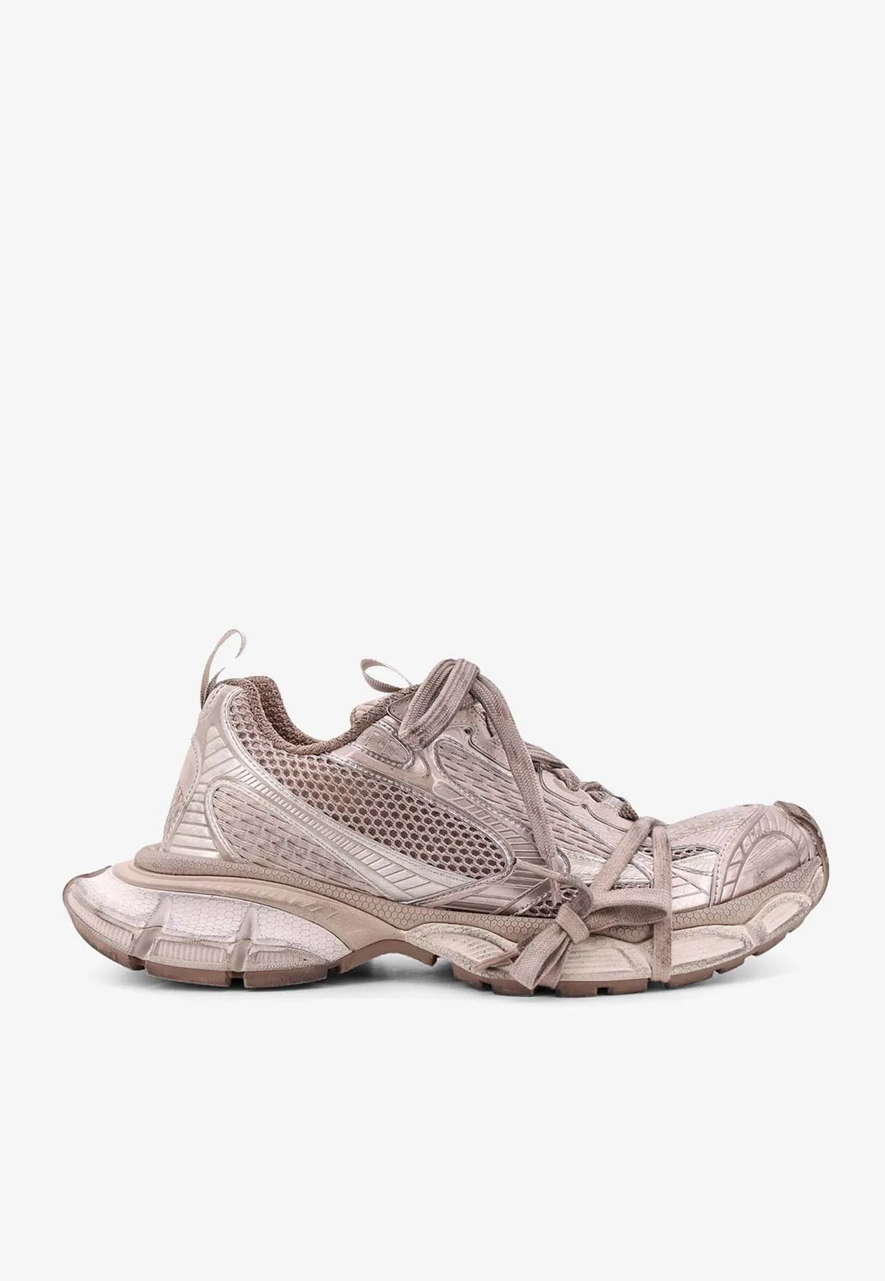 3XL Leather and Mesh Sneakers