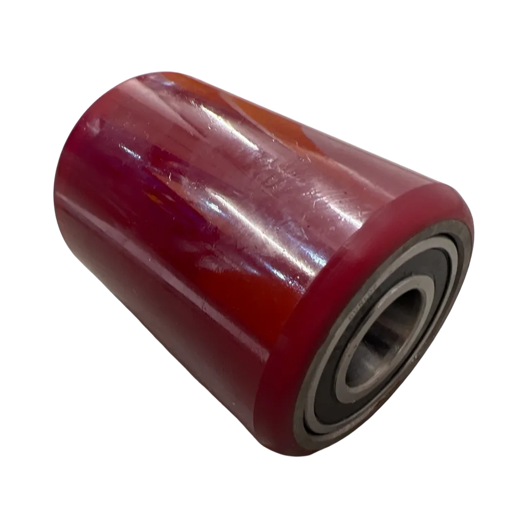 85mm x 115mm x 30mm (115mm Mounting Width) Vulkollan Load Roller Wheel