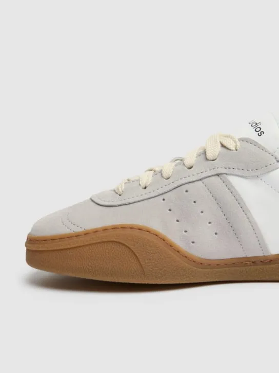 Acne Studios   Bars leather sneakers 