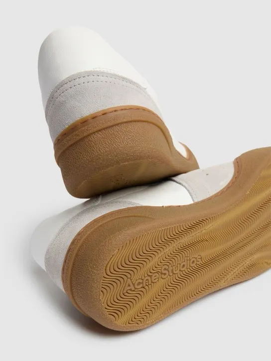 Acne Studios   Bars leather sneakers 