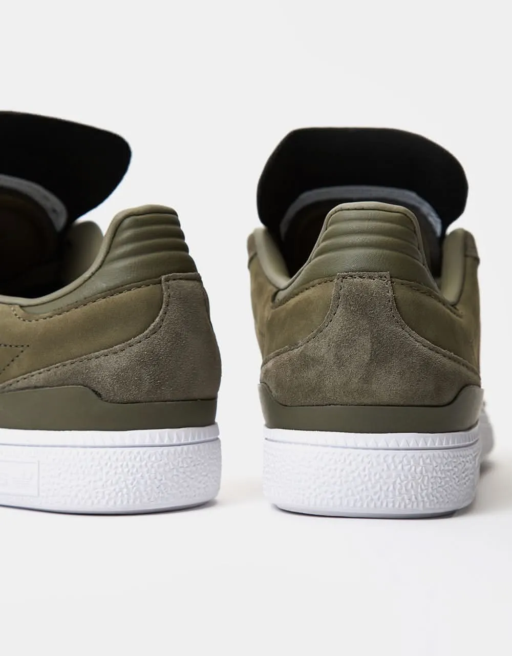 adidas x Dan Mancina Busenitz Pro Skate Shoes - Olive Strata/Red/White