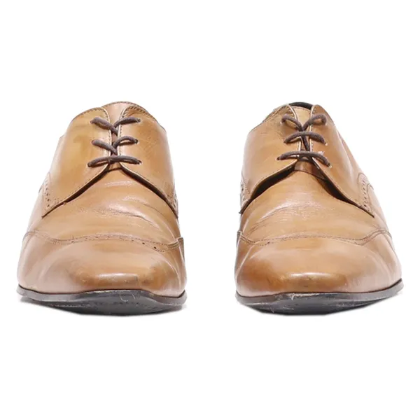 ALAIN MANOUKIAN Oxford Shoes Brown Leather Mens UK 8