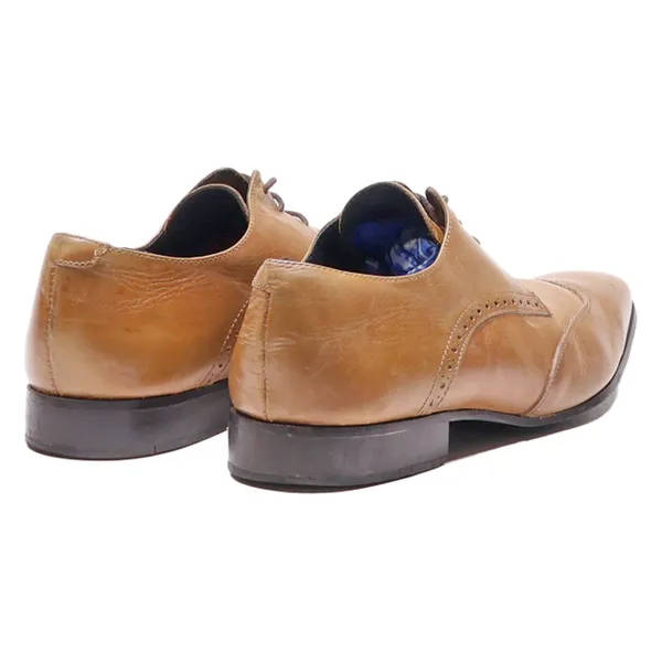 ALAIN MANOUKIAN Oxford Shoes Brown Leather Mens UK 8