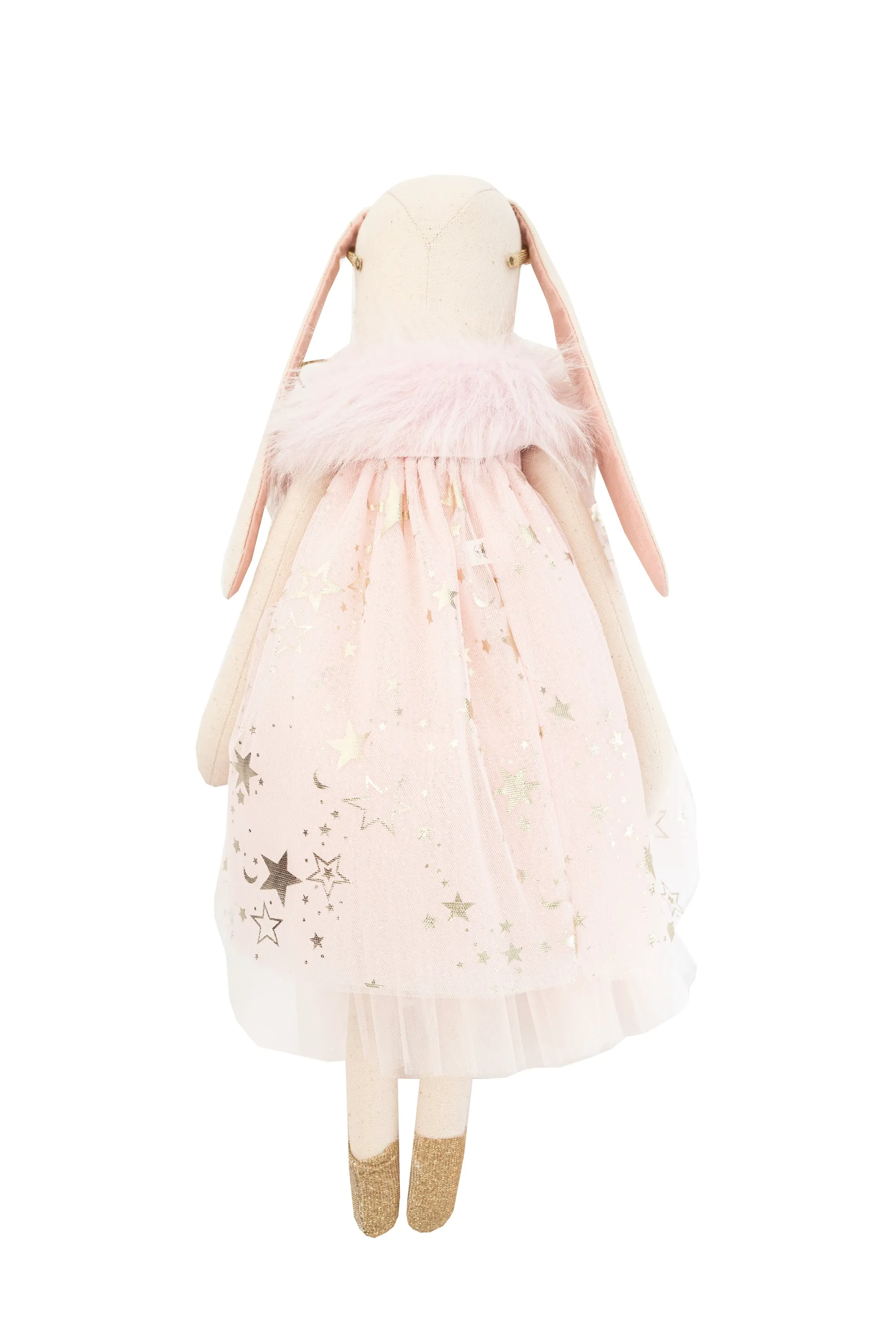AMANDA - PINK AND GOLD STAR BIMBOM BUNNY WITH TIARA