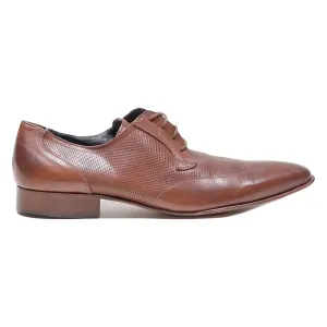 ANDRE Oxford Shoes Brown Leather Mens UK 10.5