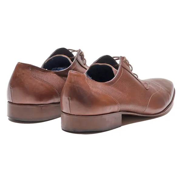 ANDRE Oxford Shoes Brown Leather Mens UK 10.5