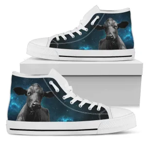 Angus black galaxy - High-Top Shoe WOMEN'S and MEN'S