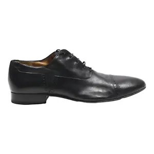 BALLY Oxford Shoes Black Leather Mens UK 7