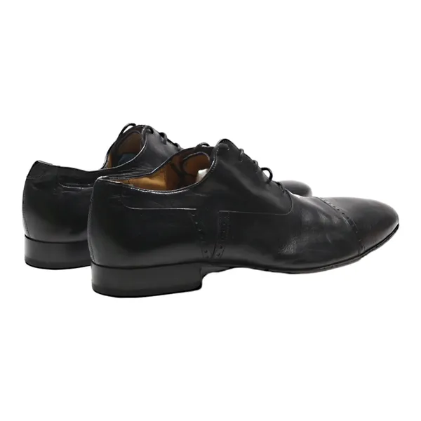 BALLY Oxford Shoes Black Leather Mens UK 7