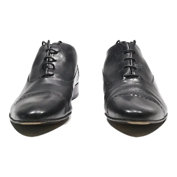 BALLY Oxford Shoes Black Leather Mens UK 7