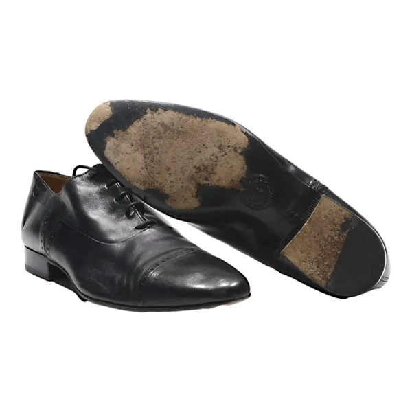 BALLY Oxford Shoes Black Leather Mens UK 7