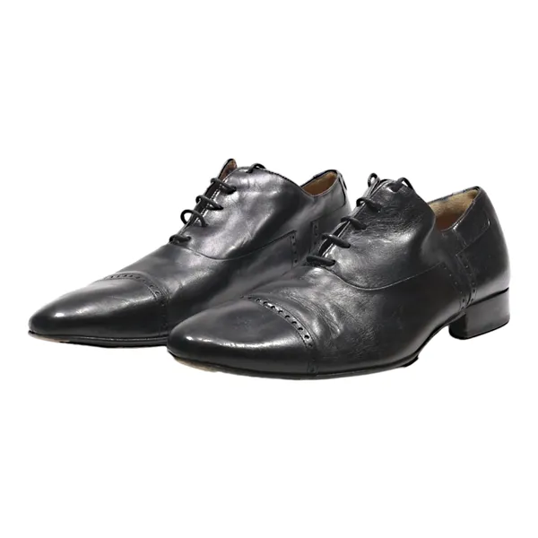 BALLY Oxford Shoes Black Leather Mens UK 7