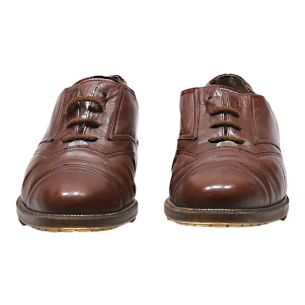 BALLY Oxford Shoes Brown Leather Mens UK 7