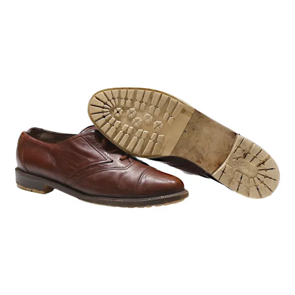 BALLY Oxford Shoes Brown Leather Mens UK 7