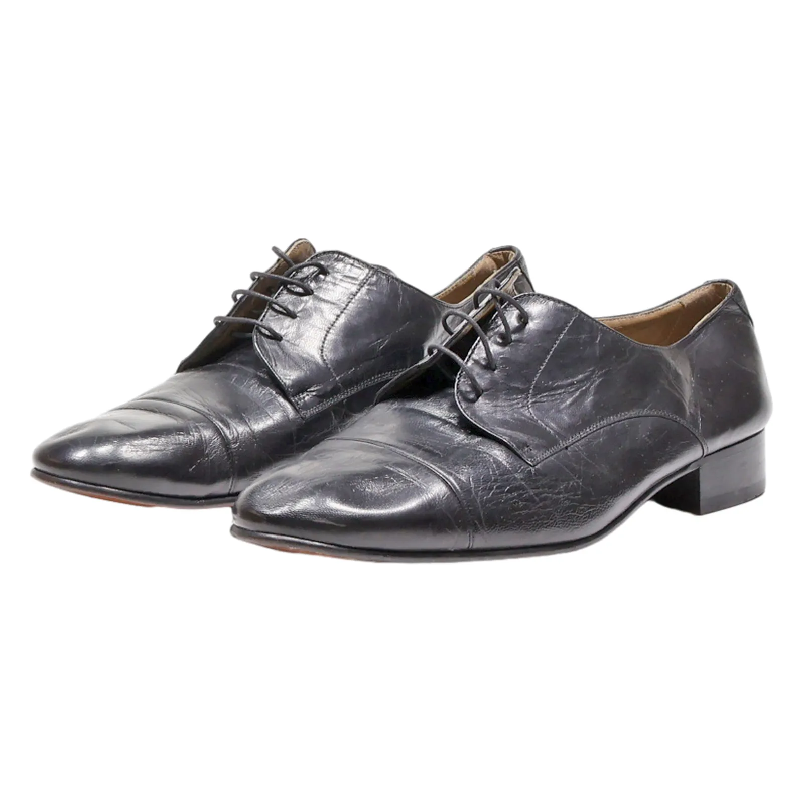 BANOVIO Oxford Shoes Black Leather Mens UK 10.5