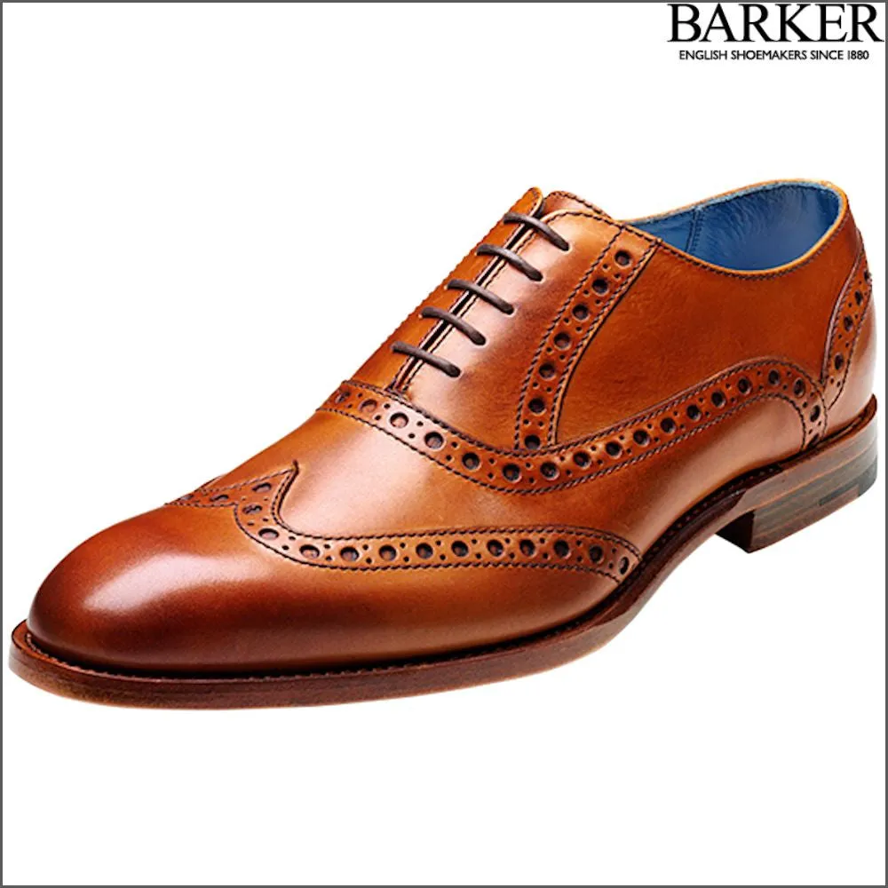 Barker Grant Cedar Calf Brogue@