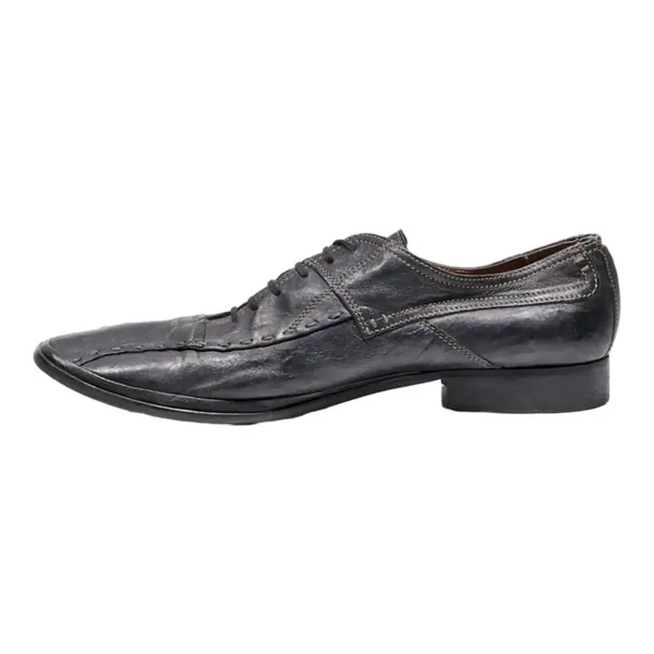 BATA Oxford Shoes Black Leather Mens UK 11