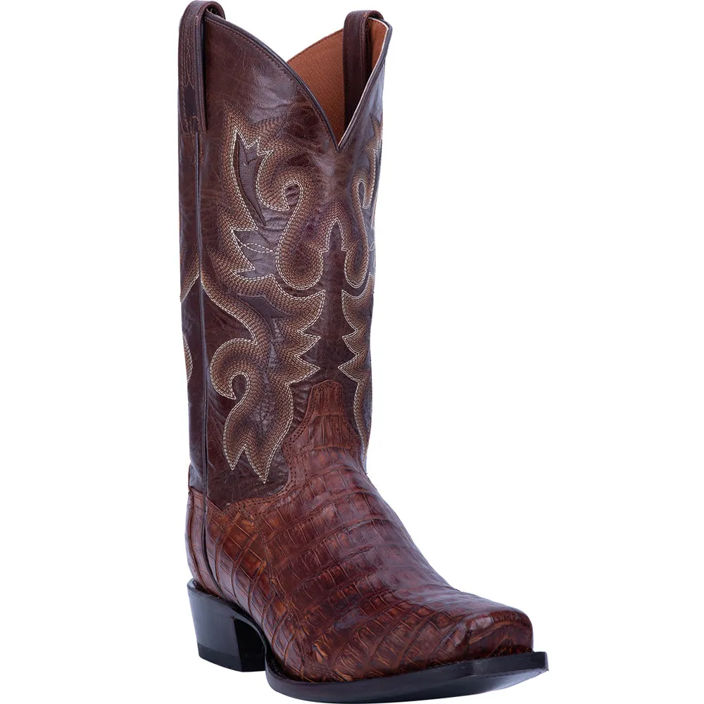 Bayou Embroidered Square Toe Cowboy Boots