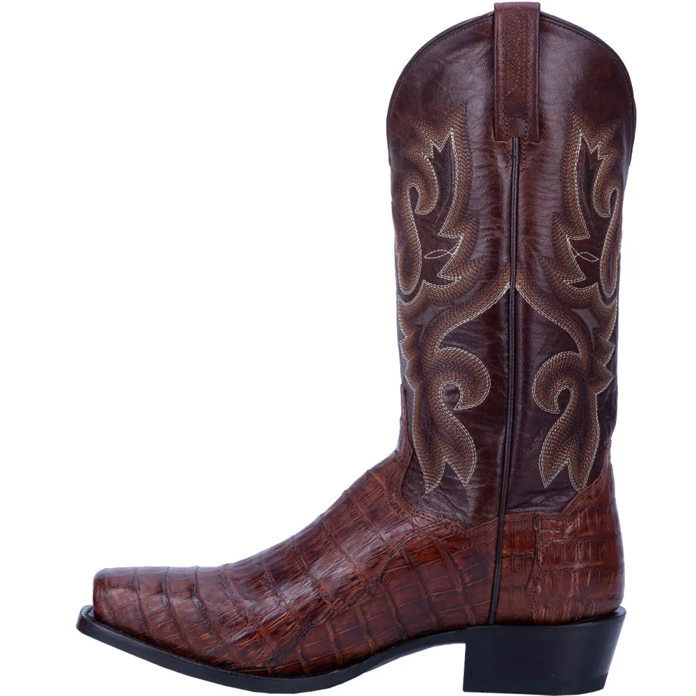 Bayou Embroidered Square Toe Cowboy Boots