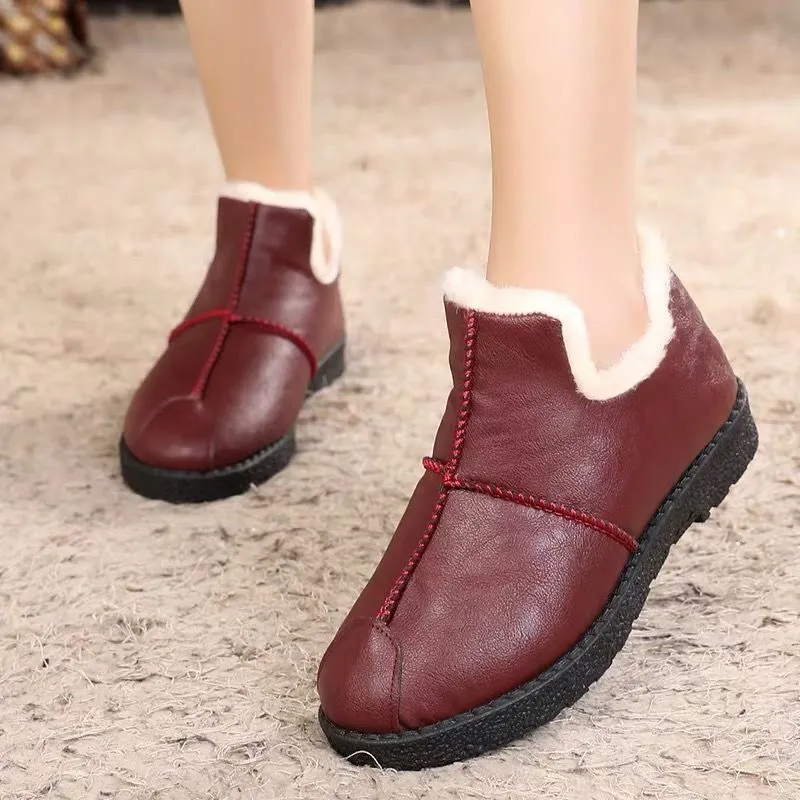 Belifi Winter Women's Down-filled Waterproof Fashion Cotton Shoes