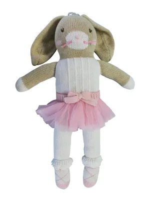 Betsy Knit Ballerina Bunny Doll - 12"