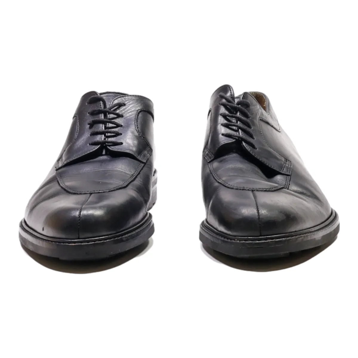 BEXLEY Oxford Shoes Black Leather Mens UK 7.5