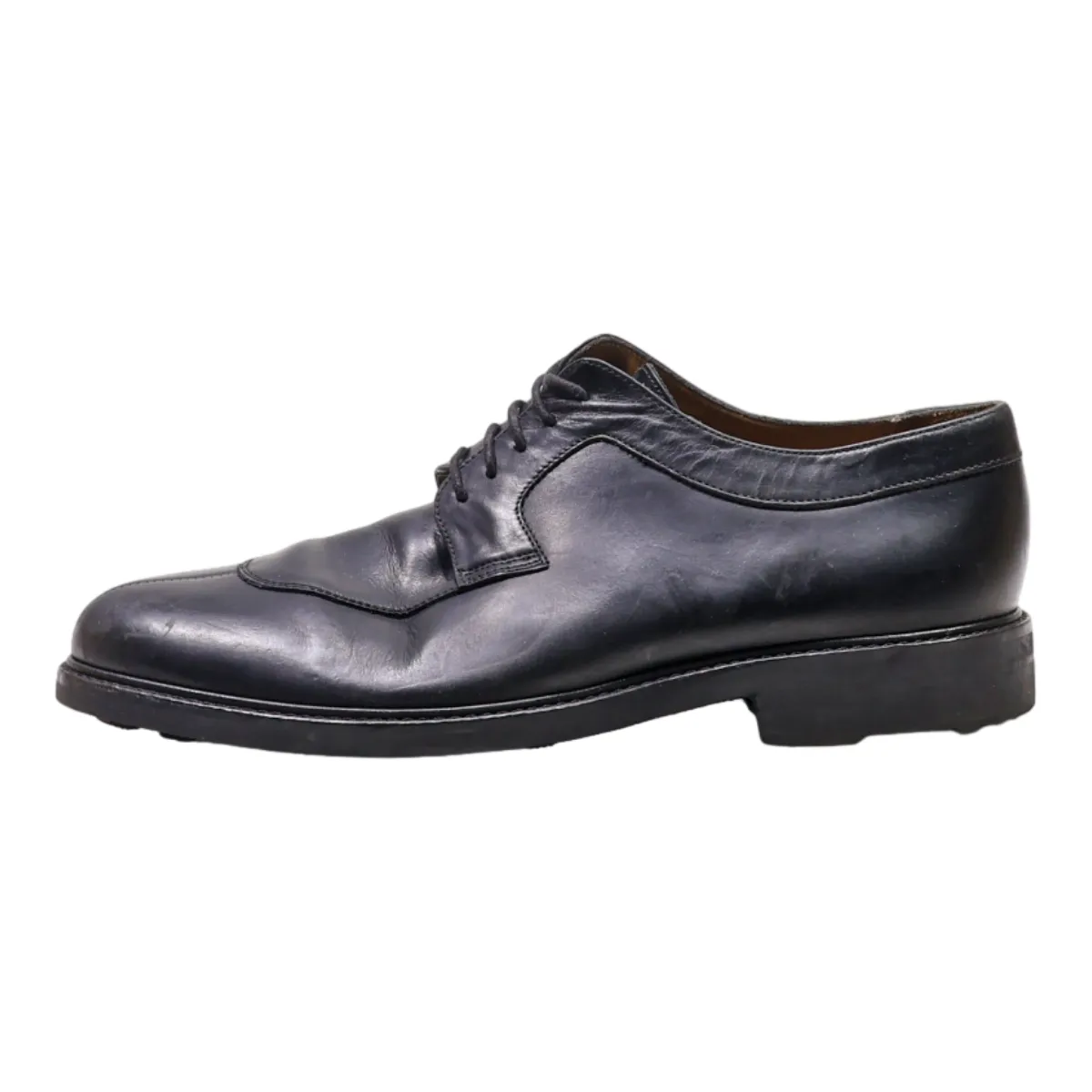 BEXLEY Oxford Shoes Black Leather Mens UK 7.5