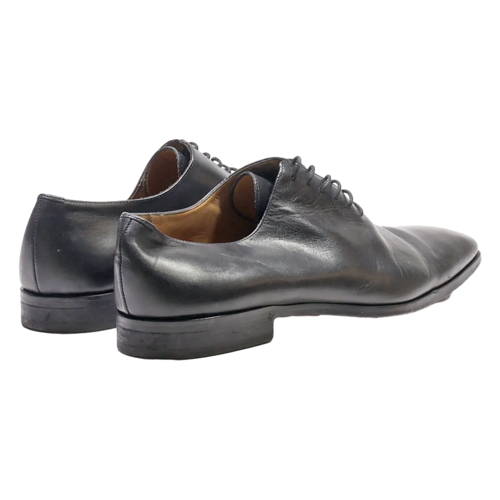 BEXLEY Oxford Shoes Black Leather Mens UK 9