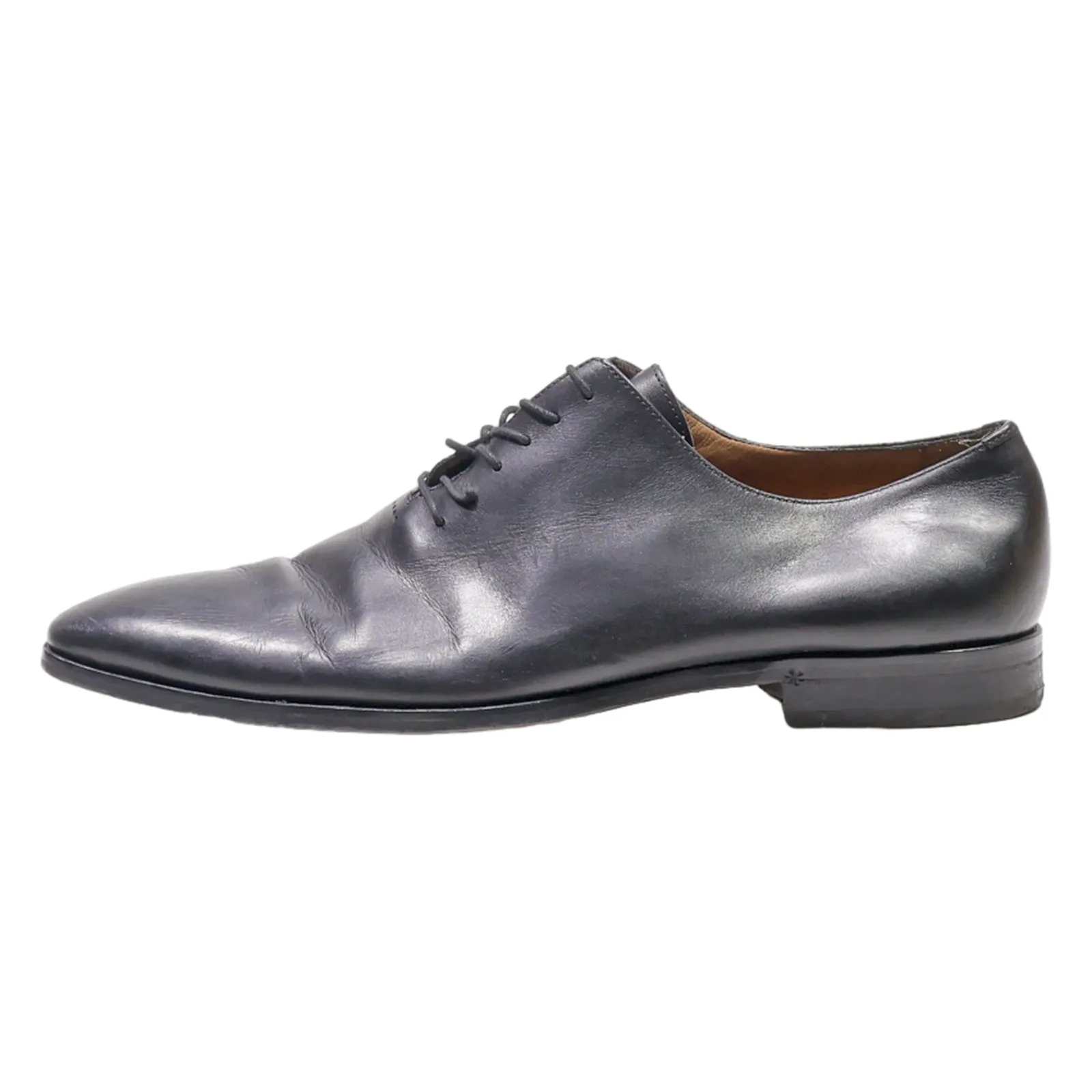 BEXLEY Oxford Shoes Black Leather Mens UK 9