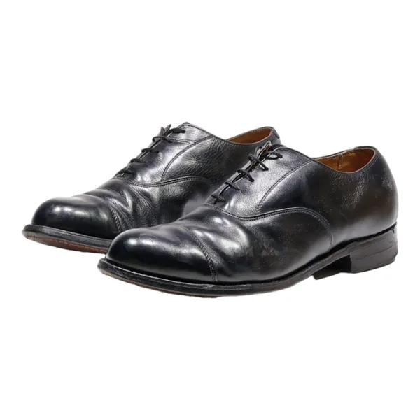 BILTRITE Oxford Shoes Black Leather Mens UK 10