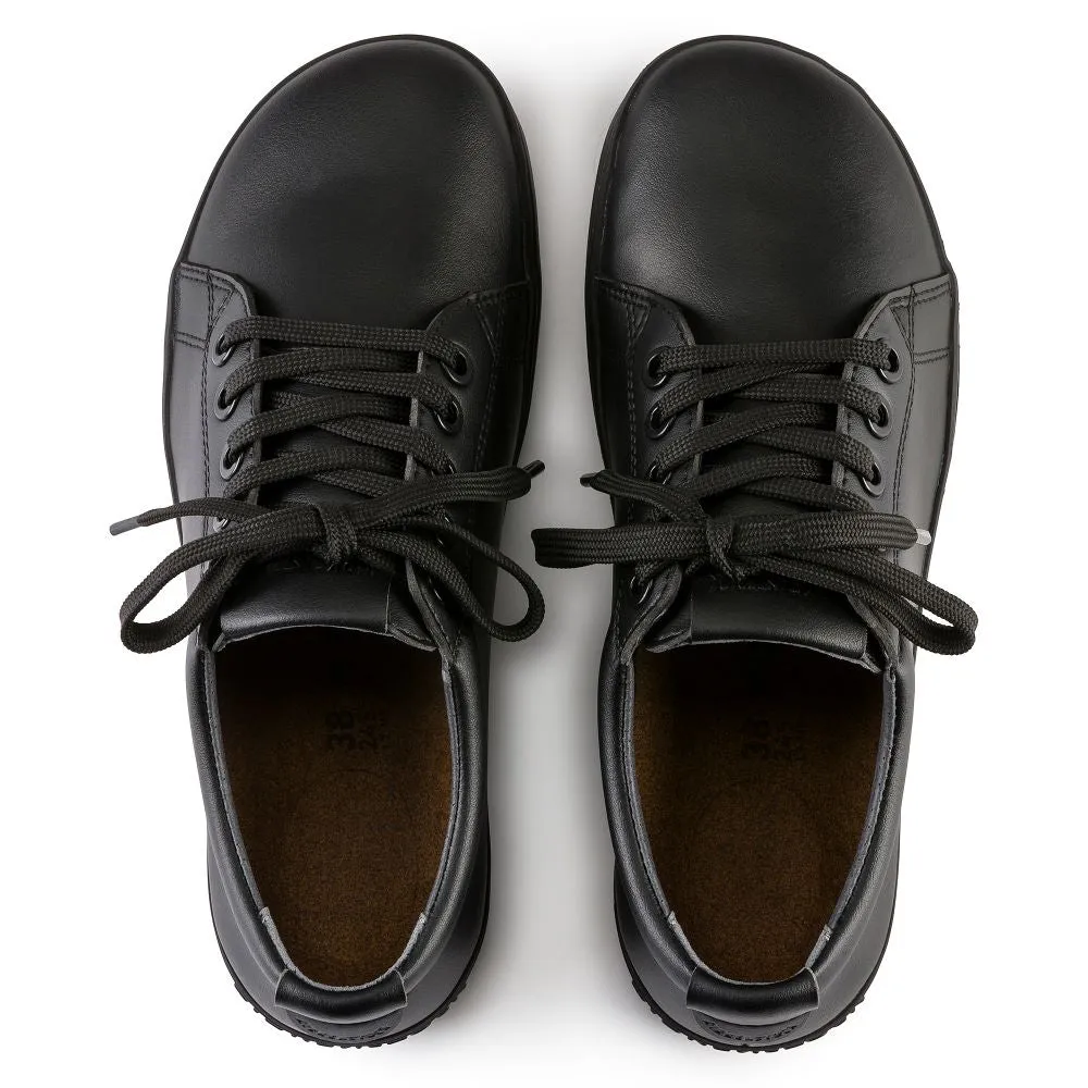 'Birkenstock' Women's QO 500 Leather SR Lace Up - Black / Black