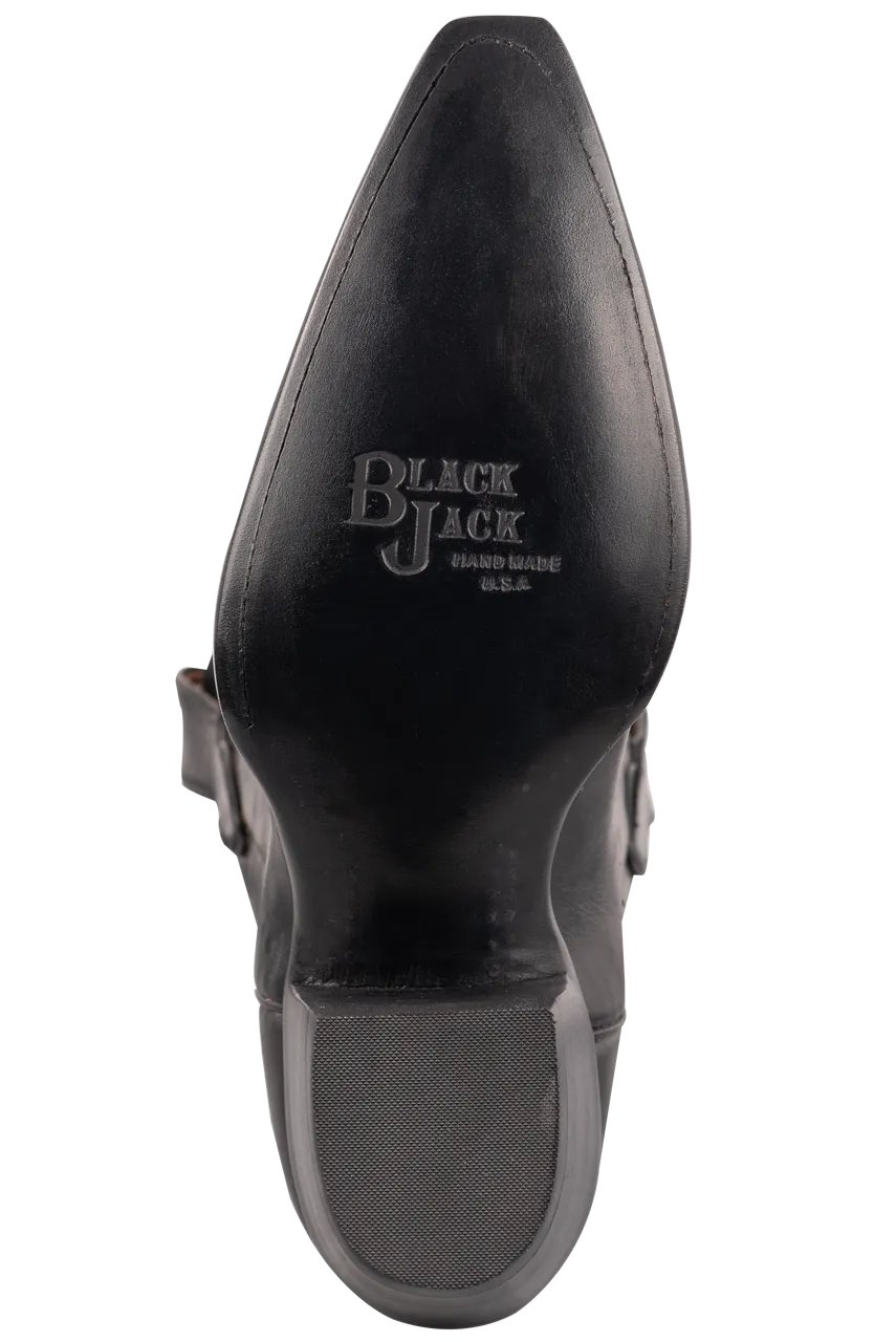 Black Jack Exclusive Ranch Hand Cowboy Boots - Black