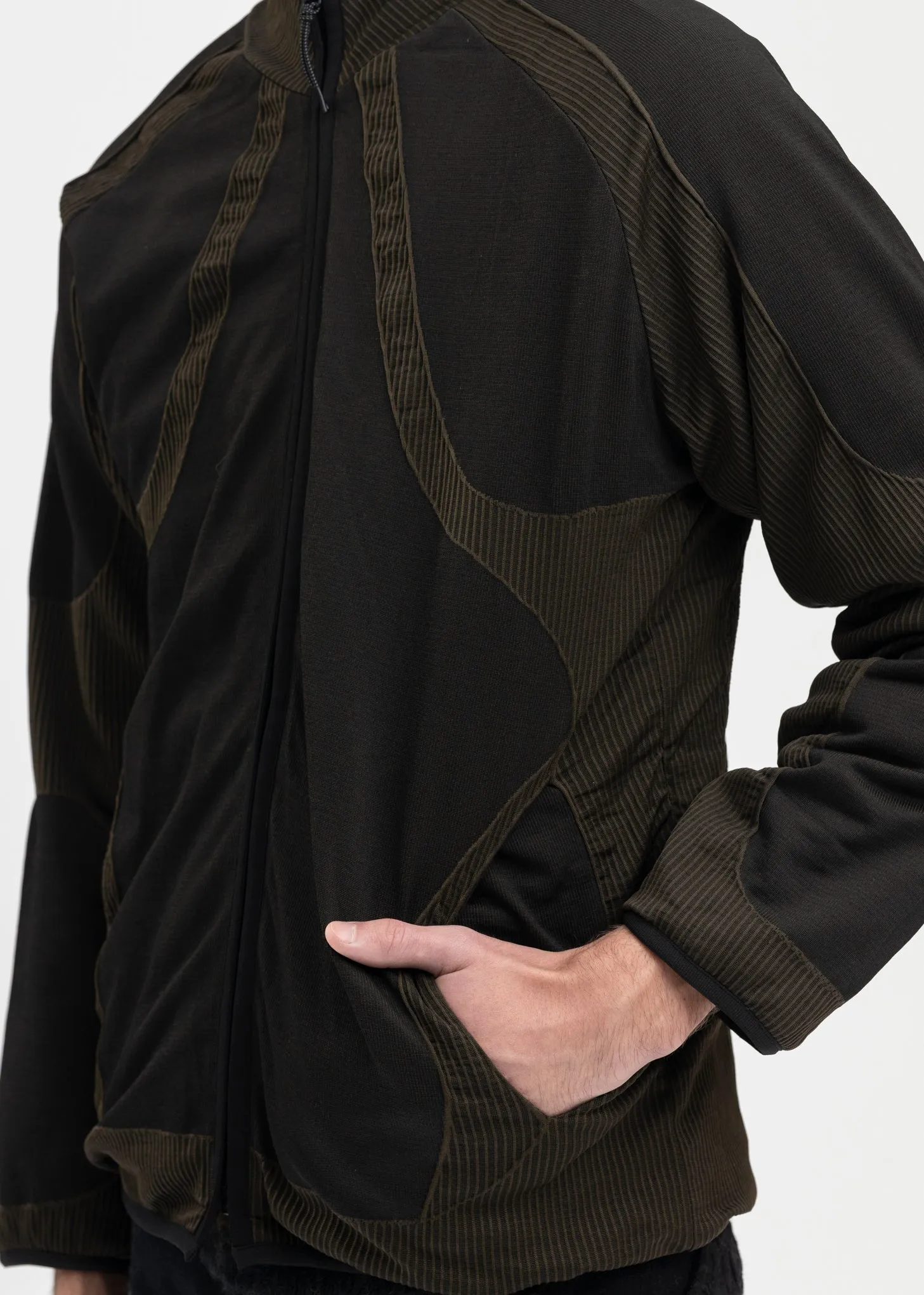 Black Liquid Track Top