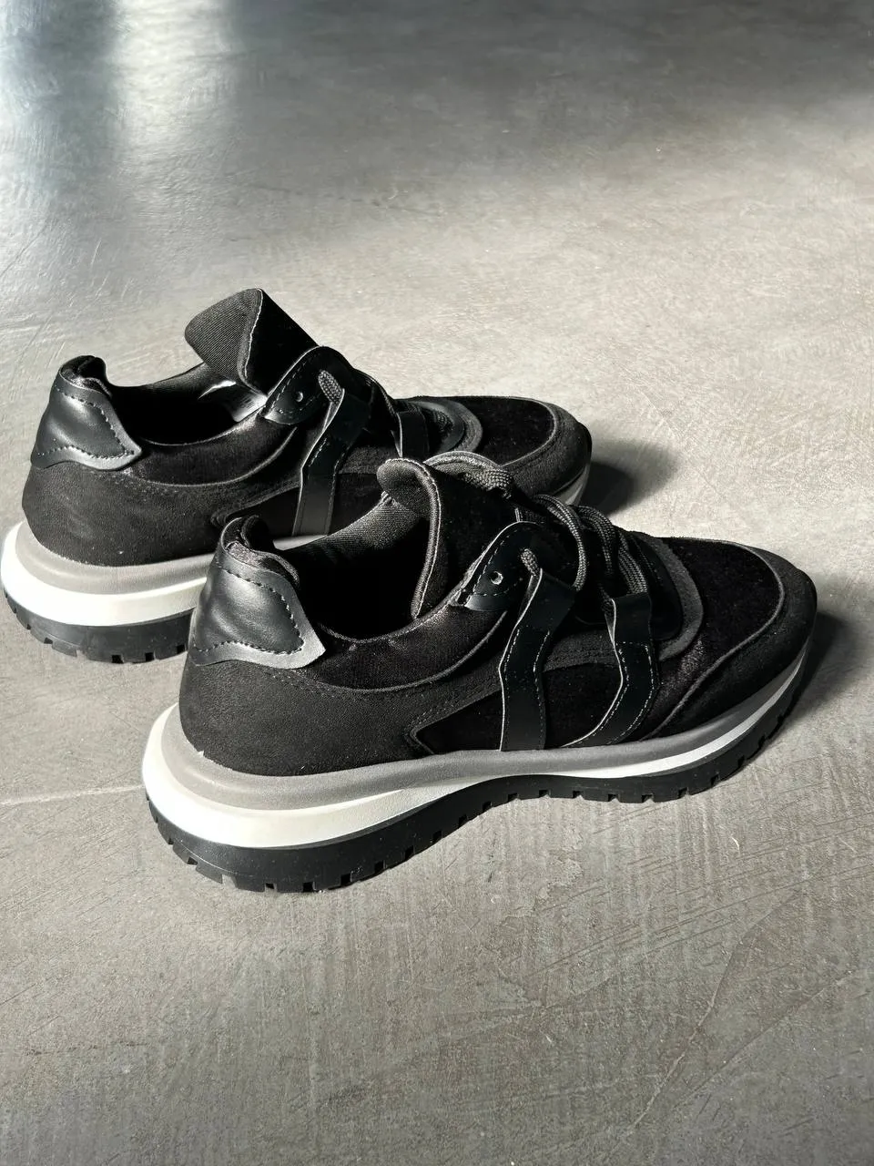Black sneakers
