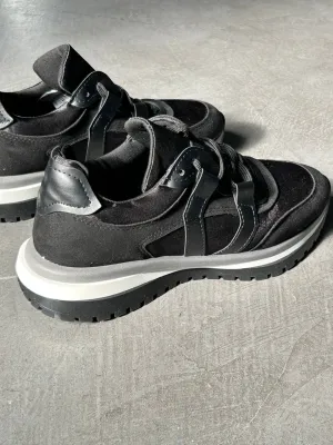Black sneakers