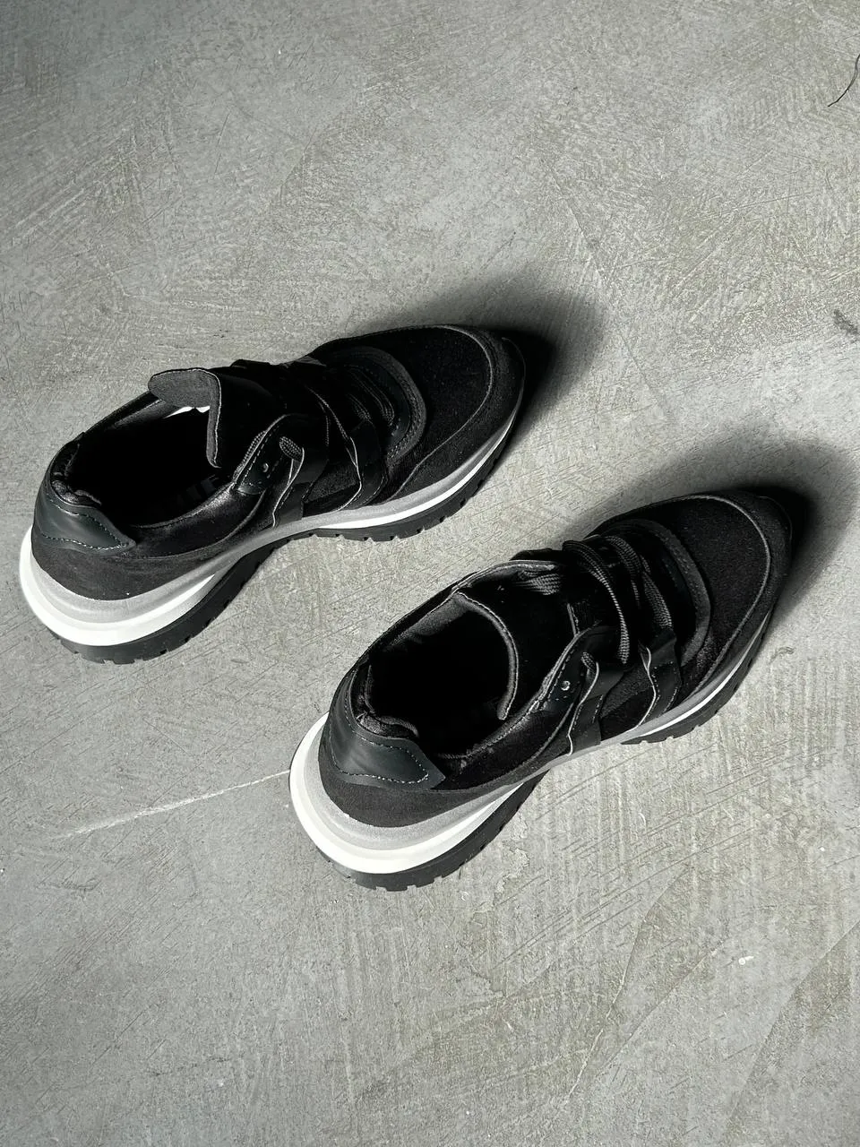 Black sneakers