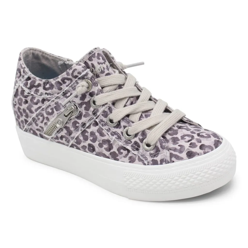'Blowfish Malibu' Women's Melondrop Slip On Wedge - Natural Jumbo Kitty