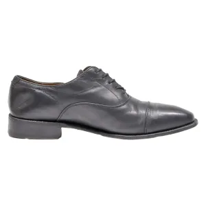 BORELLI Oxford Shoes Black Leather Mens UK 10.5