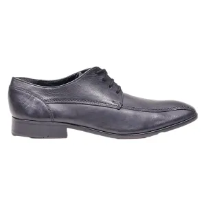 BORELLI Oxford Shoes Black Leather Mens UK 7.5