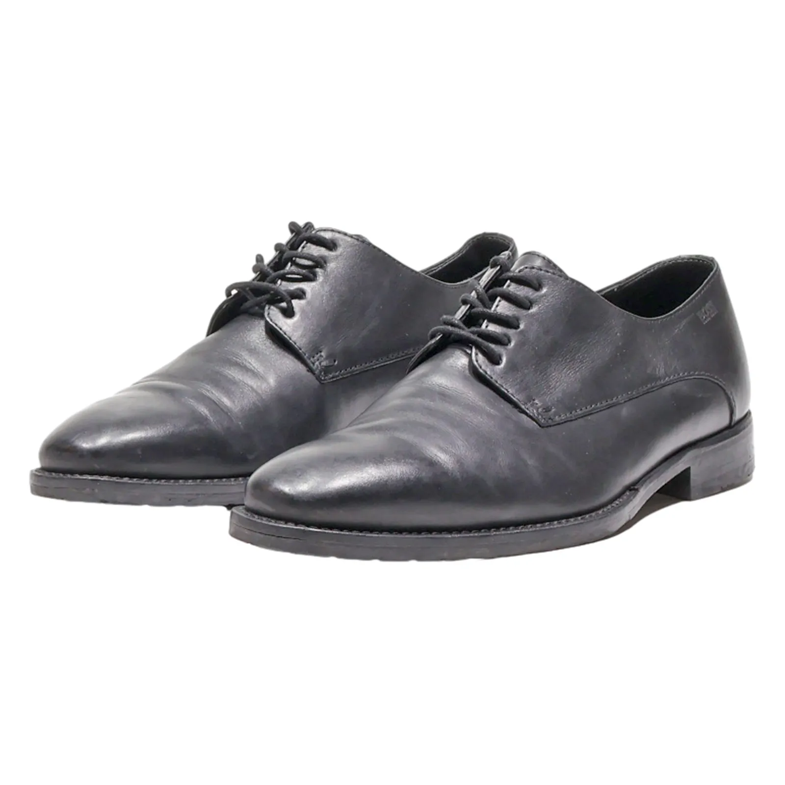 BOSS Oxford Shoes Black Leather Mens UK 7.5