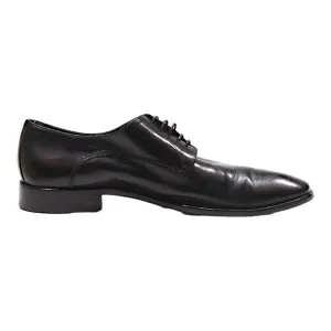 BOSS Oxford Shoes Black Leather Mens UK 7