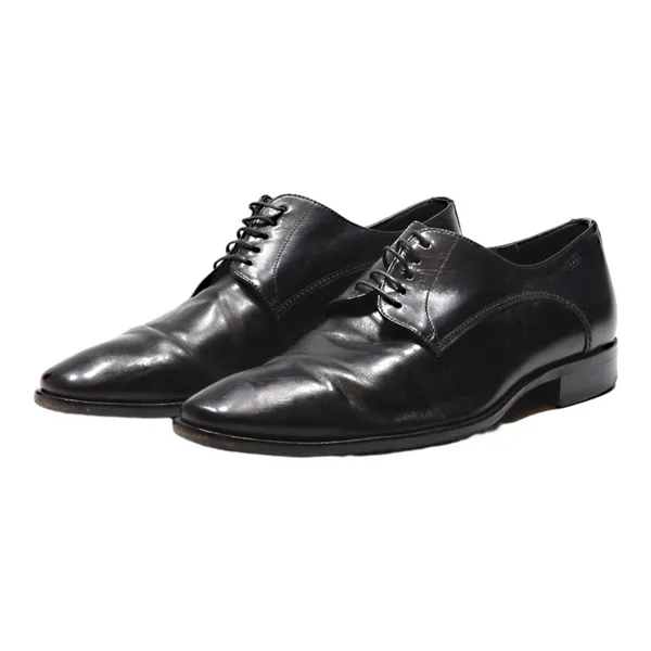 BOSS Oxford Shoes Black Leather Mens UK 7