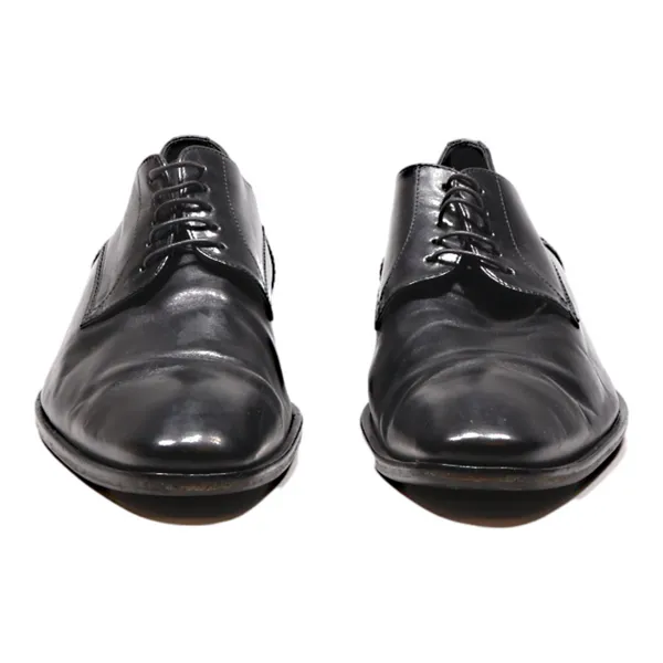 BOSS Oxford Shoes Black Leather Mens UK 7