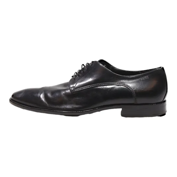 BOSS Oxford Shoes Black Leather Mens UK 7