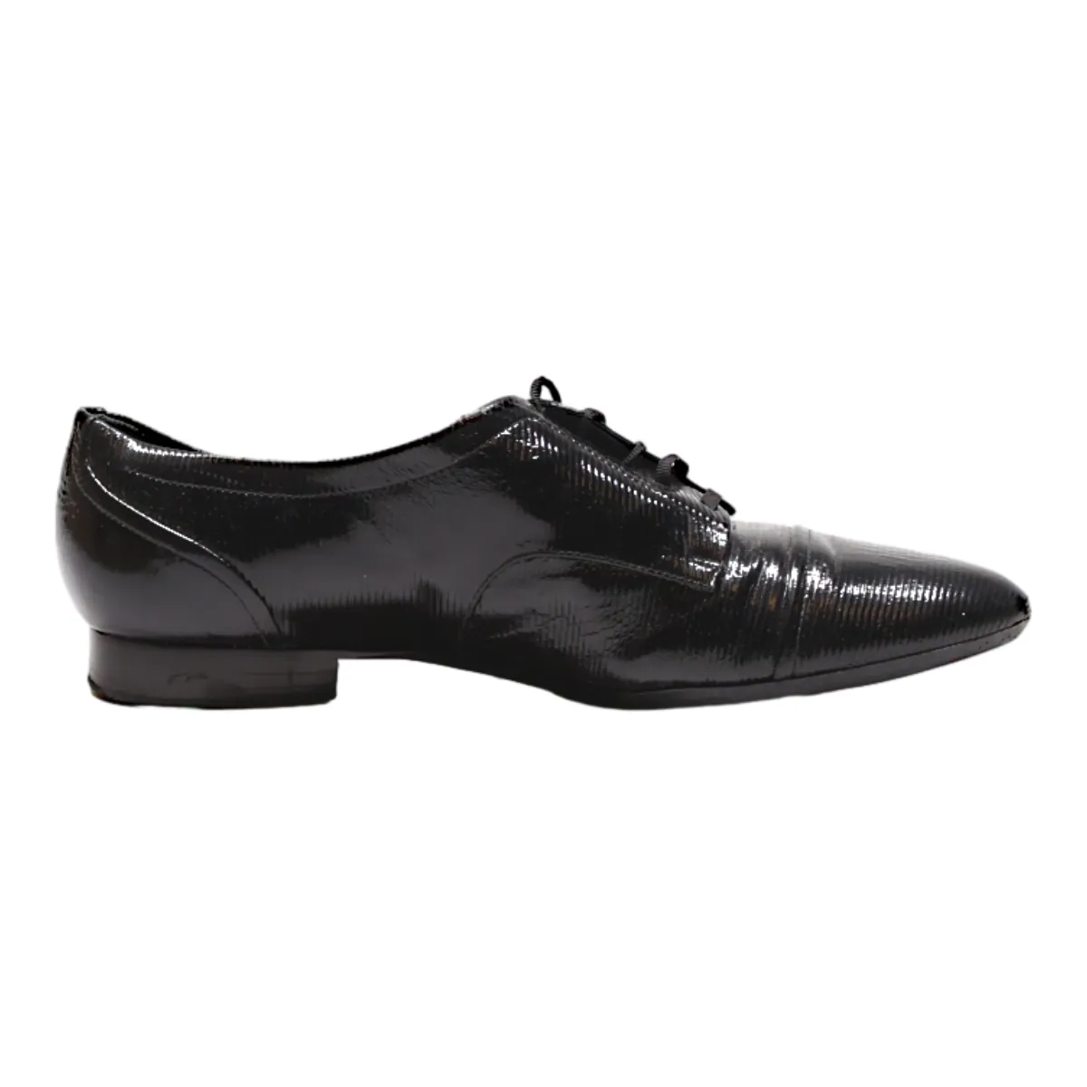 BOSS Oxford Shoes Black Leather Womens UK 7