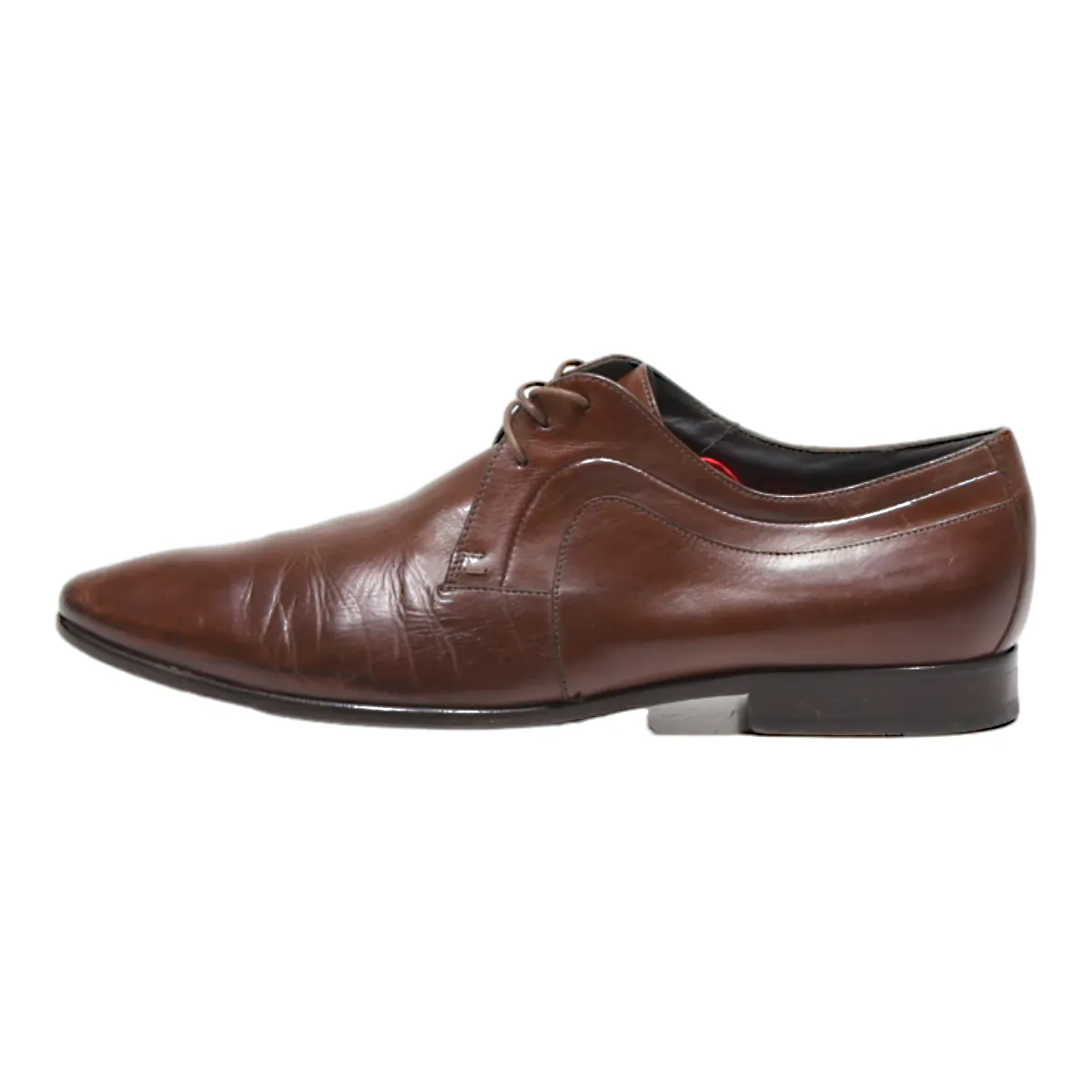 BOSS Oxford Shoes Brown Leather Mens UK 8.5