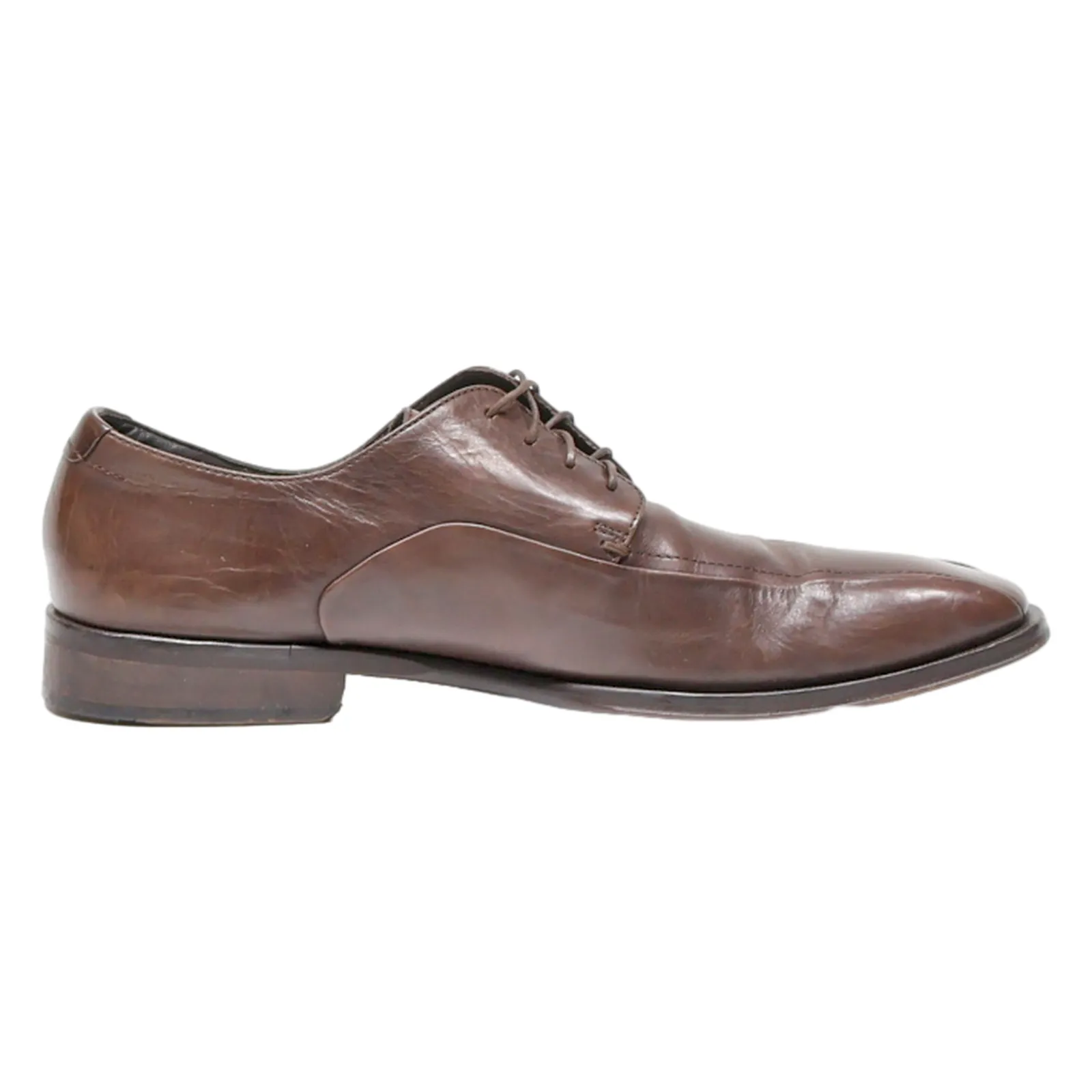 BOSS Oxford Shoes Brown Leather Mens UK 8