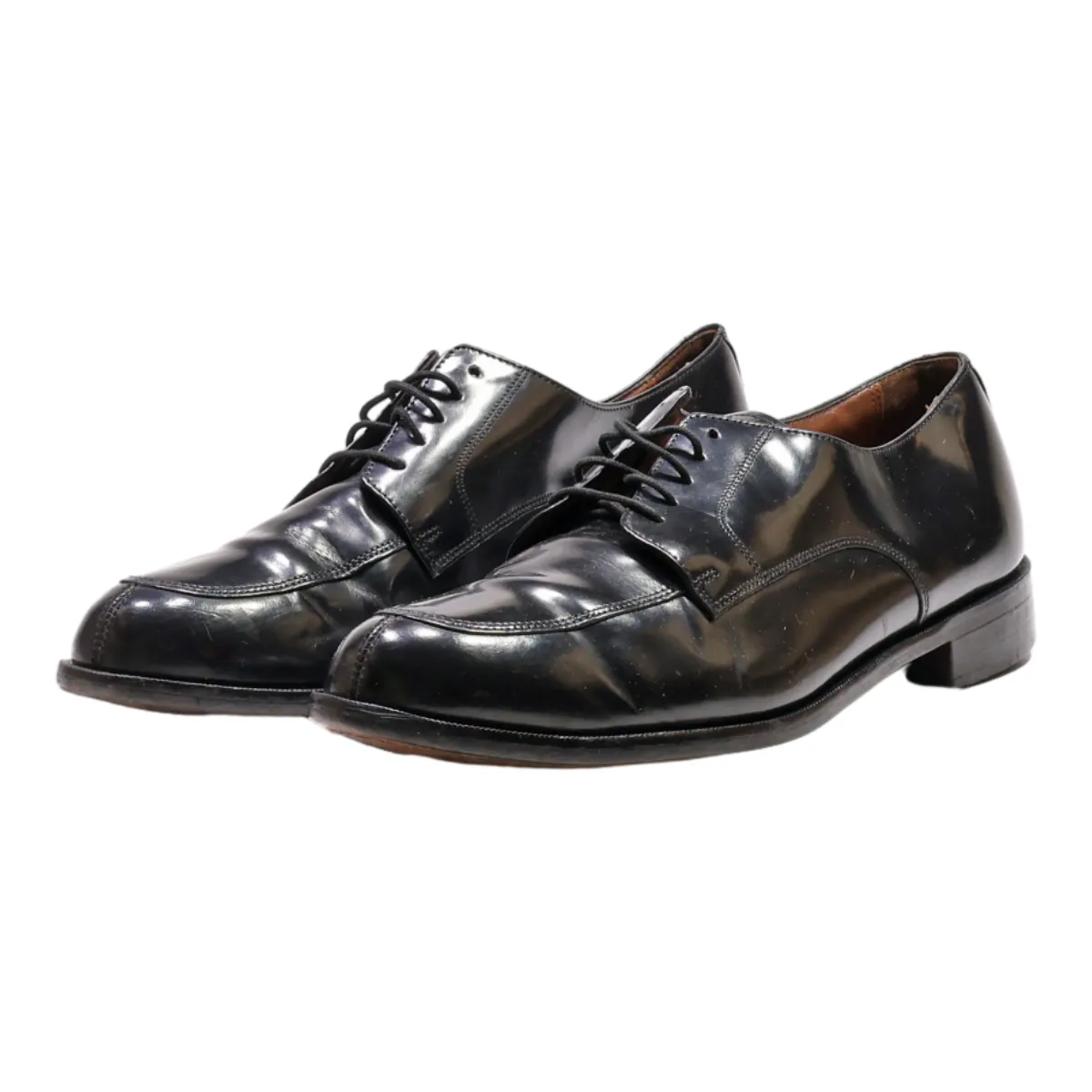 BOSTONIAN Oxford Shoes Black Leather Mens UK 10