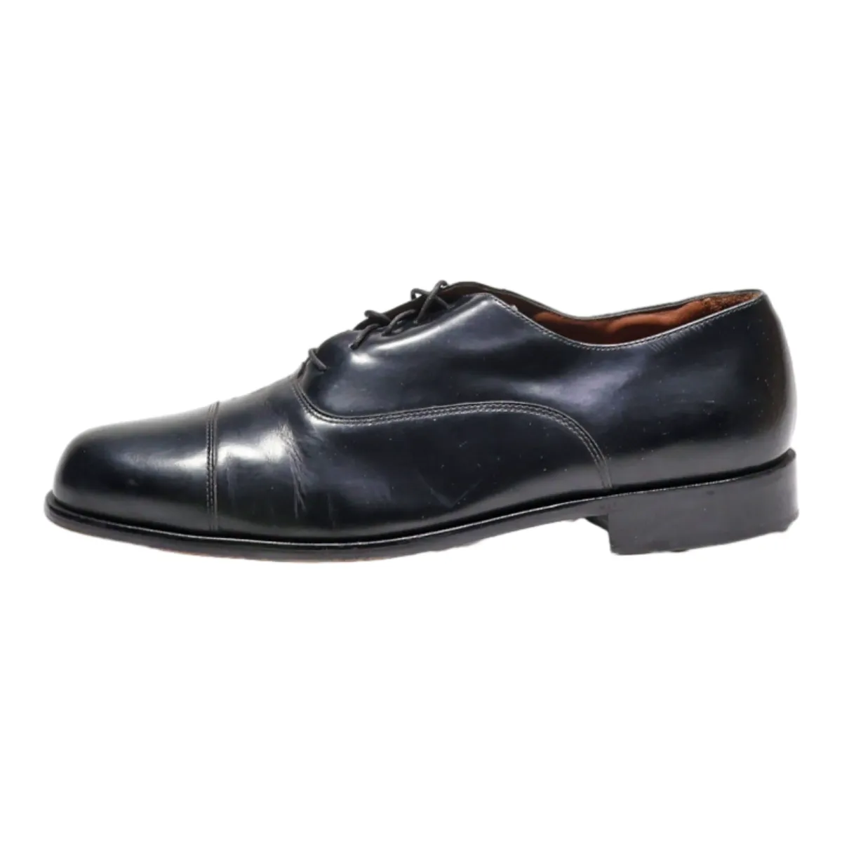BOSTONIAN Oxford Shoes Black Leather Mens UK 9.5